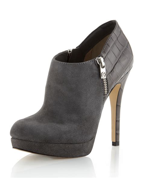 michael kors suede bootie|michael kors platform boots.